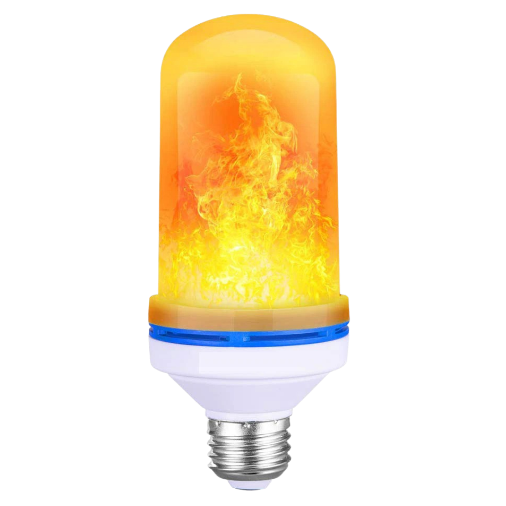 Flickering LED flame lamp
