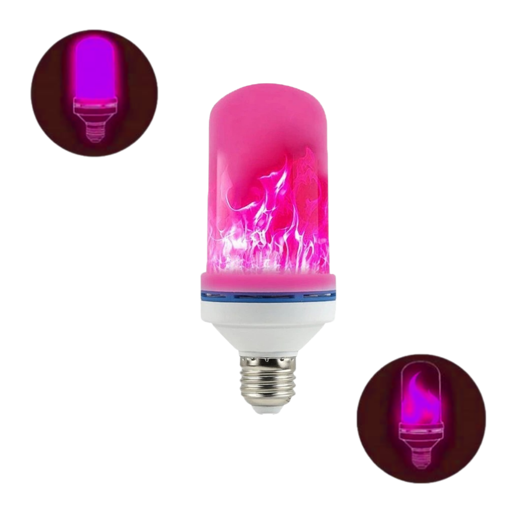 Flimrende LED-flammelampe - Ozerty