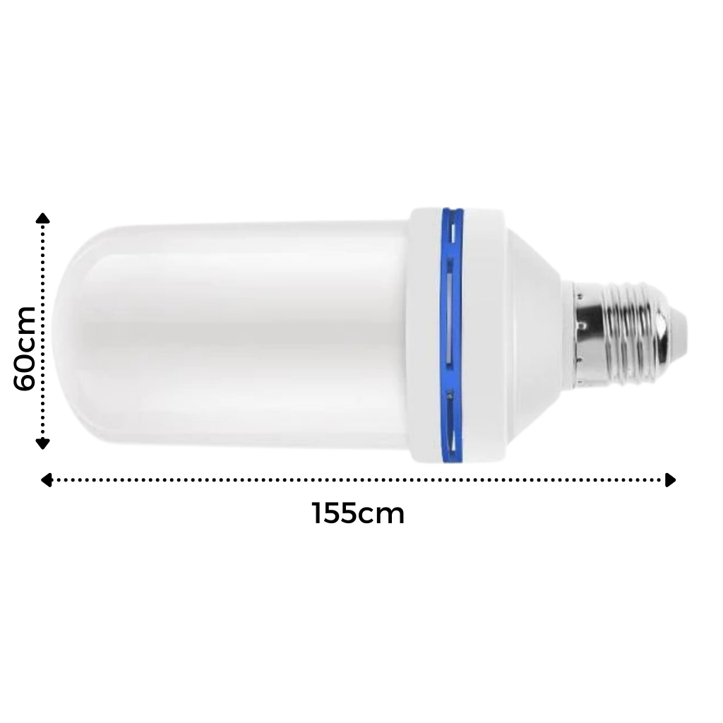 Flimrende LED-flammelampe - Ozerty