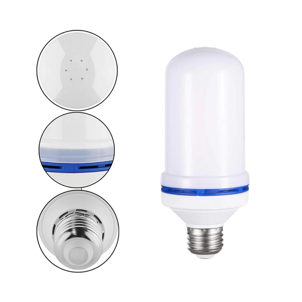 Flimrende LED-flammelampe - Ozerty