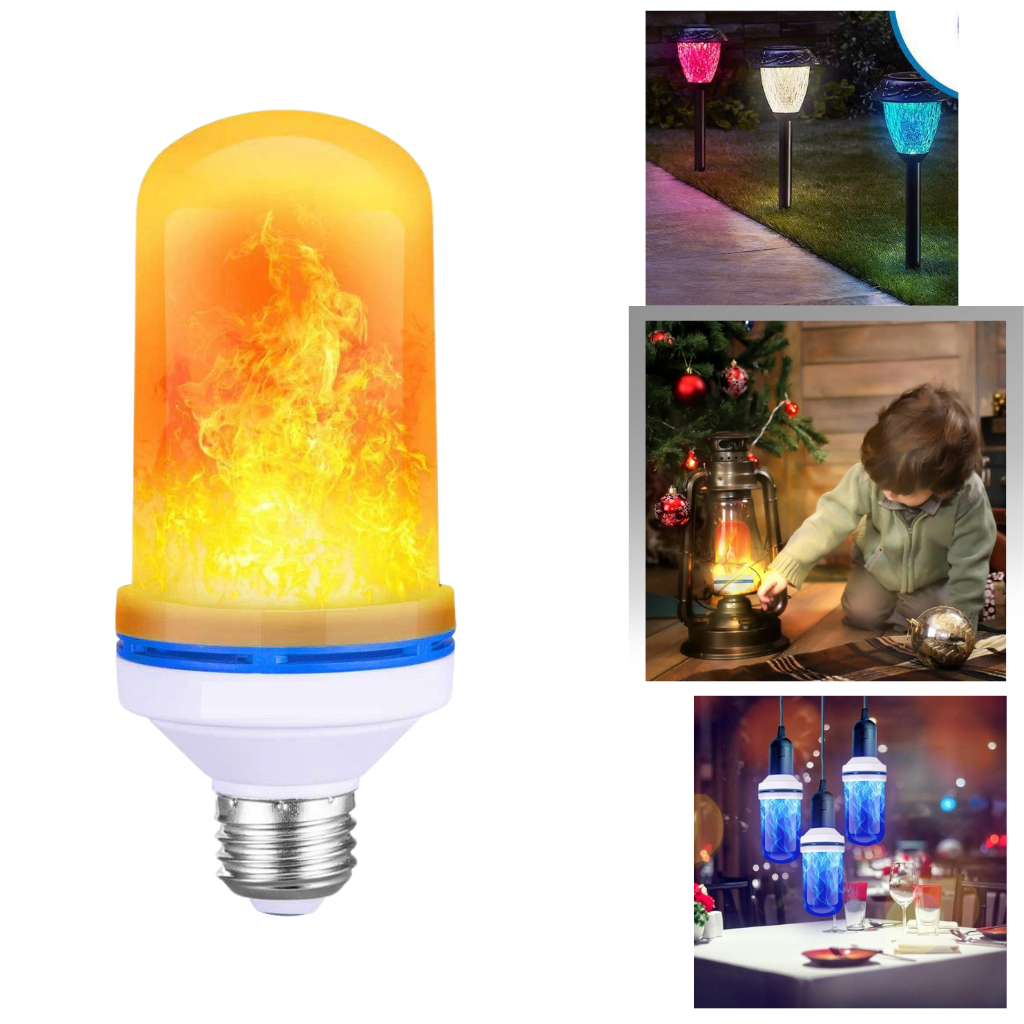 Flimrende LED-flammelampe - Ozerty