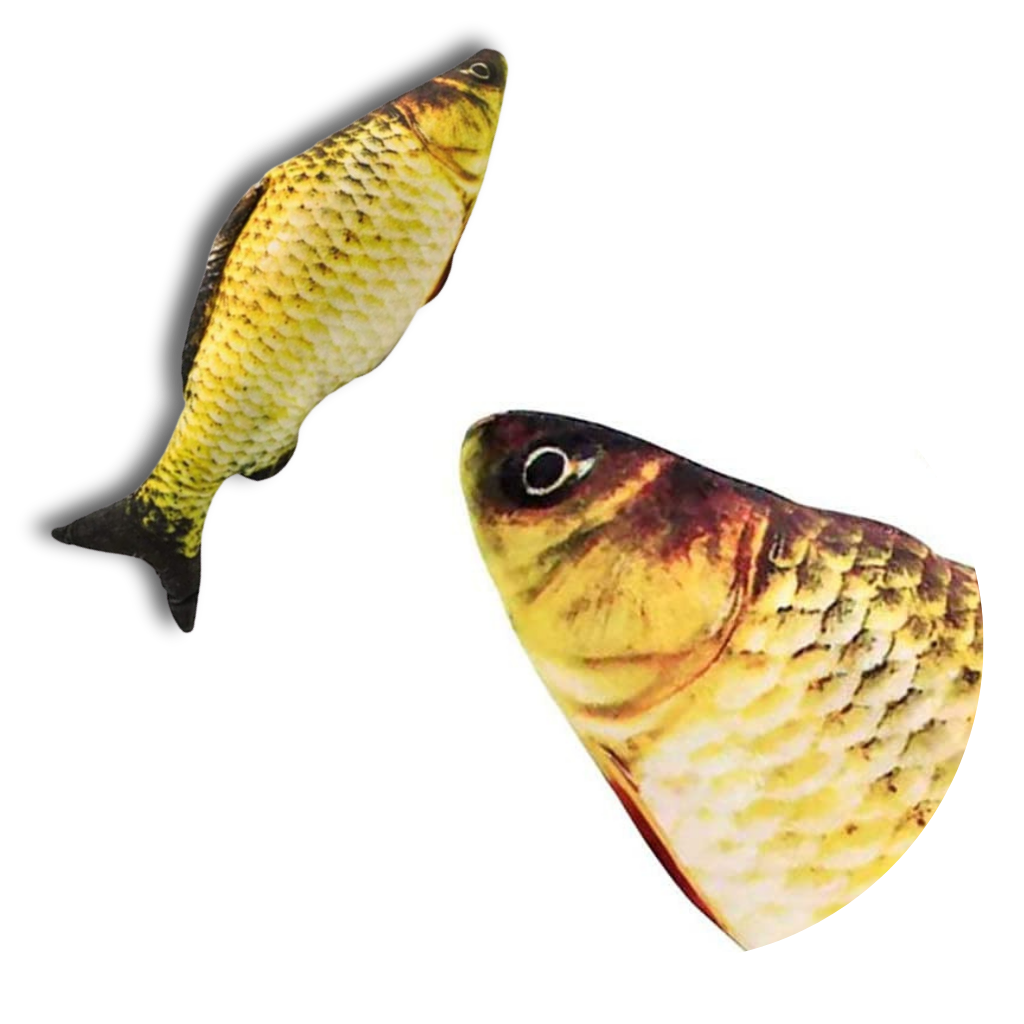 Sprellende fisk katteleke - Ozerty