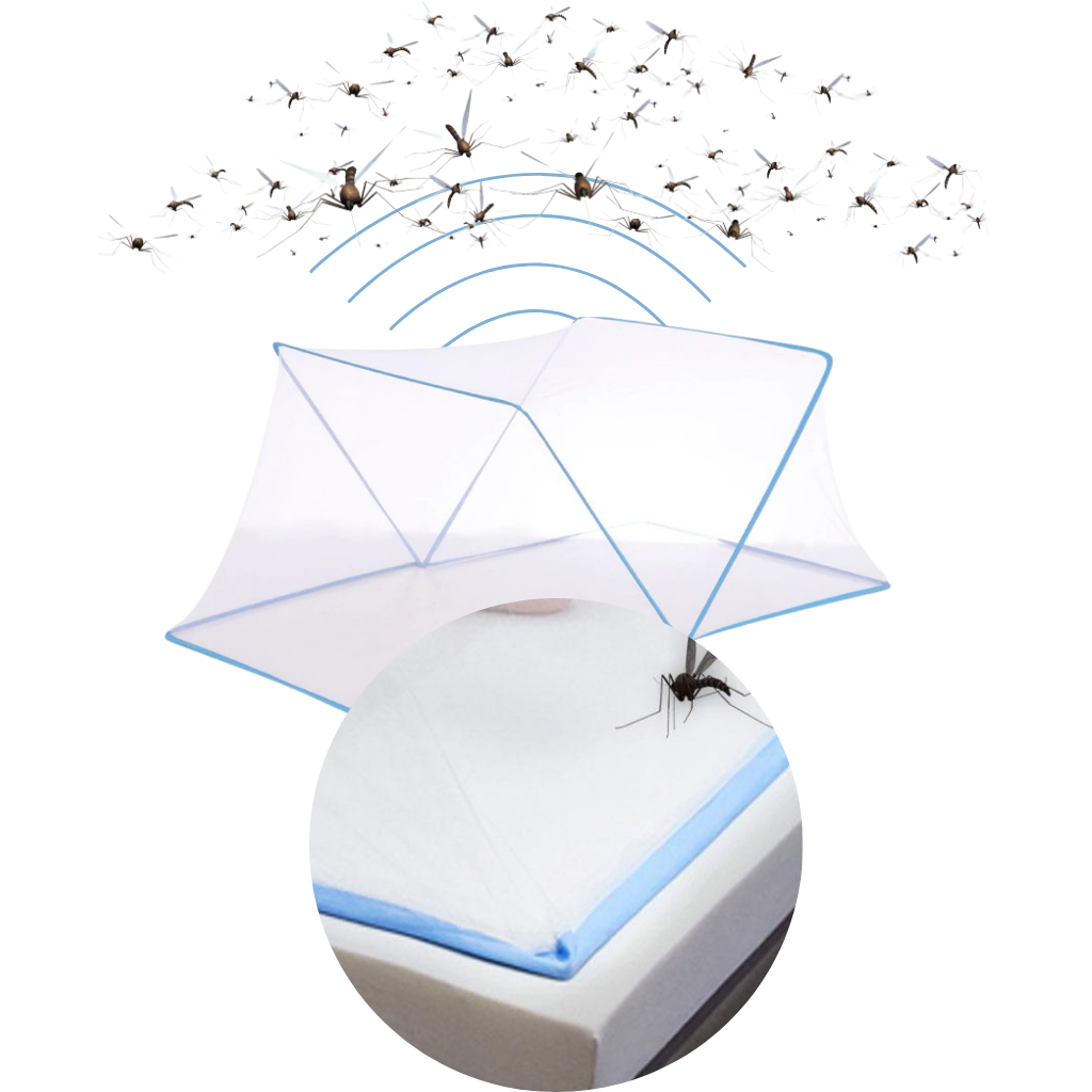 Sammenleggbart myggnett for senger - Ozerty