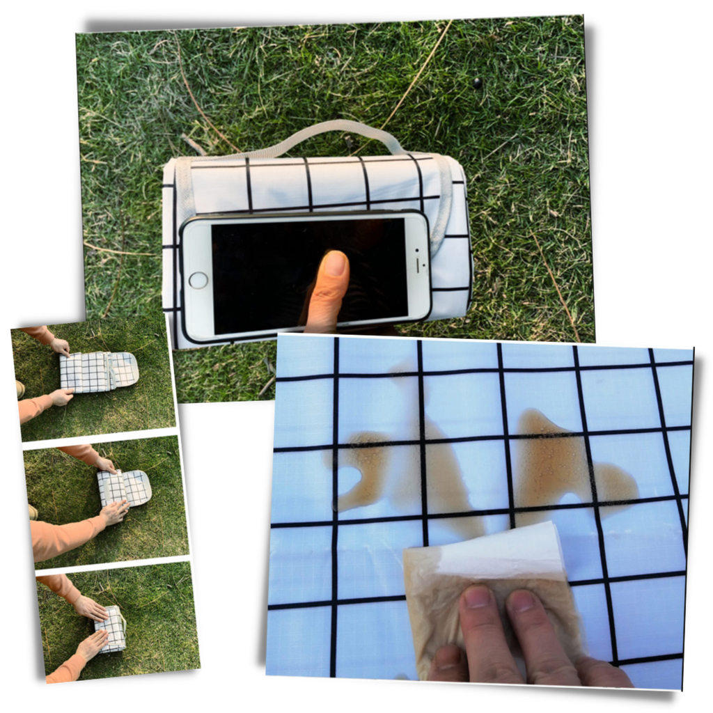 Sammenleggbart piknikteppe - Ozerty