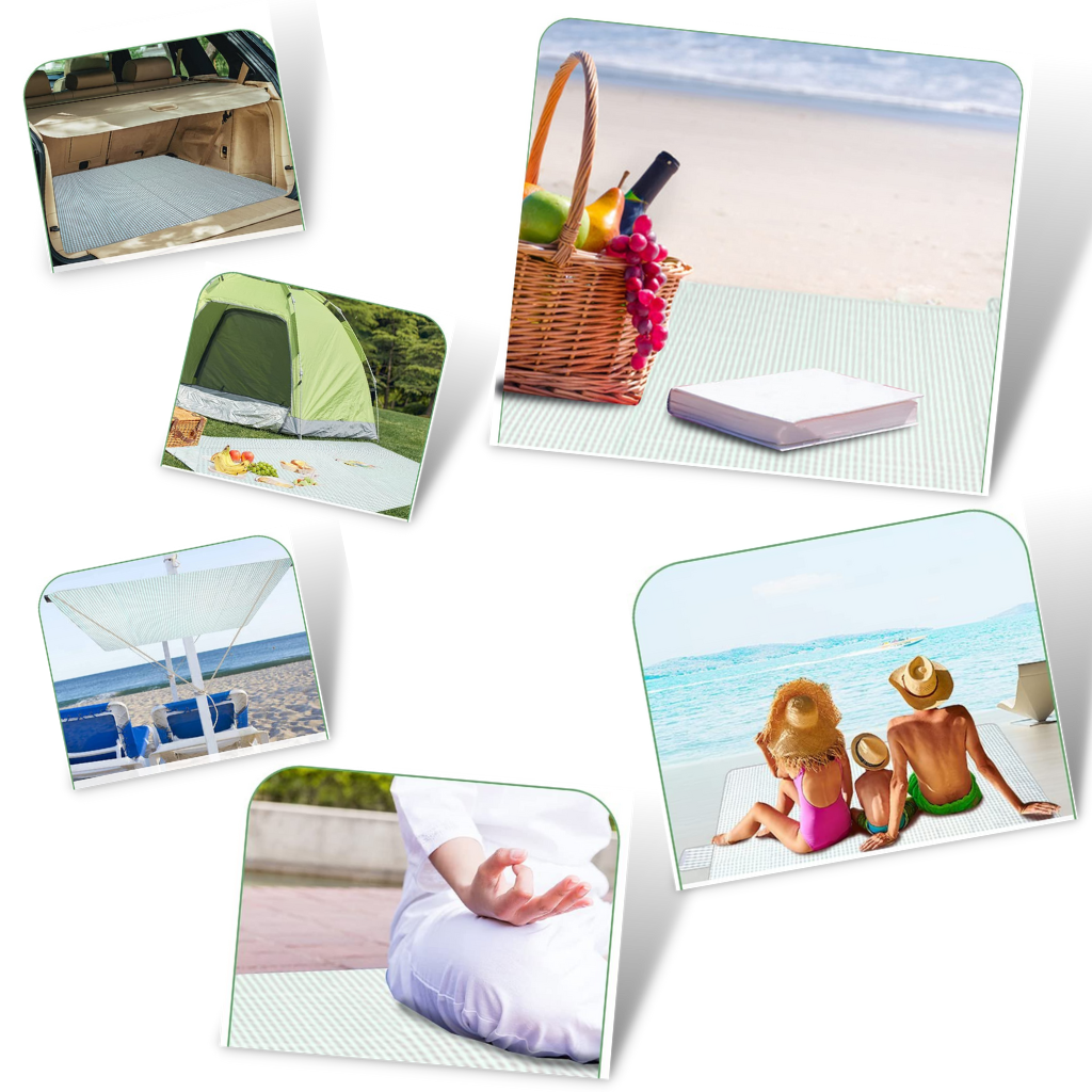 Sammenleggbart piknikteppe - Ozerty