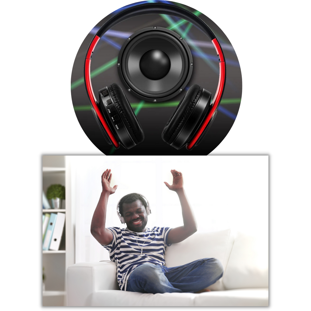 Sammenleggbare bluetooth-hodetelefoner - Ozerty