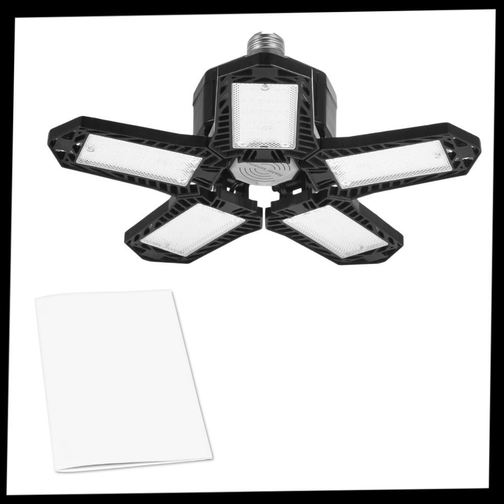 Garasjelys med 5 sammenleggbare paneler - Ozerty