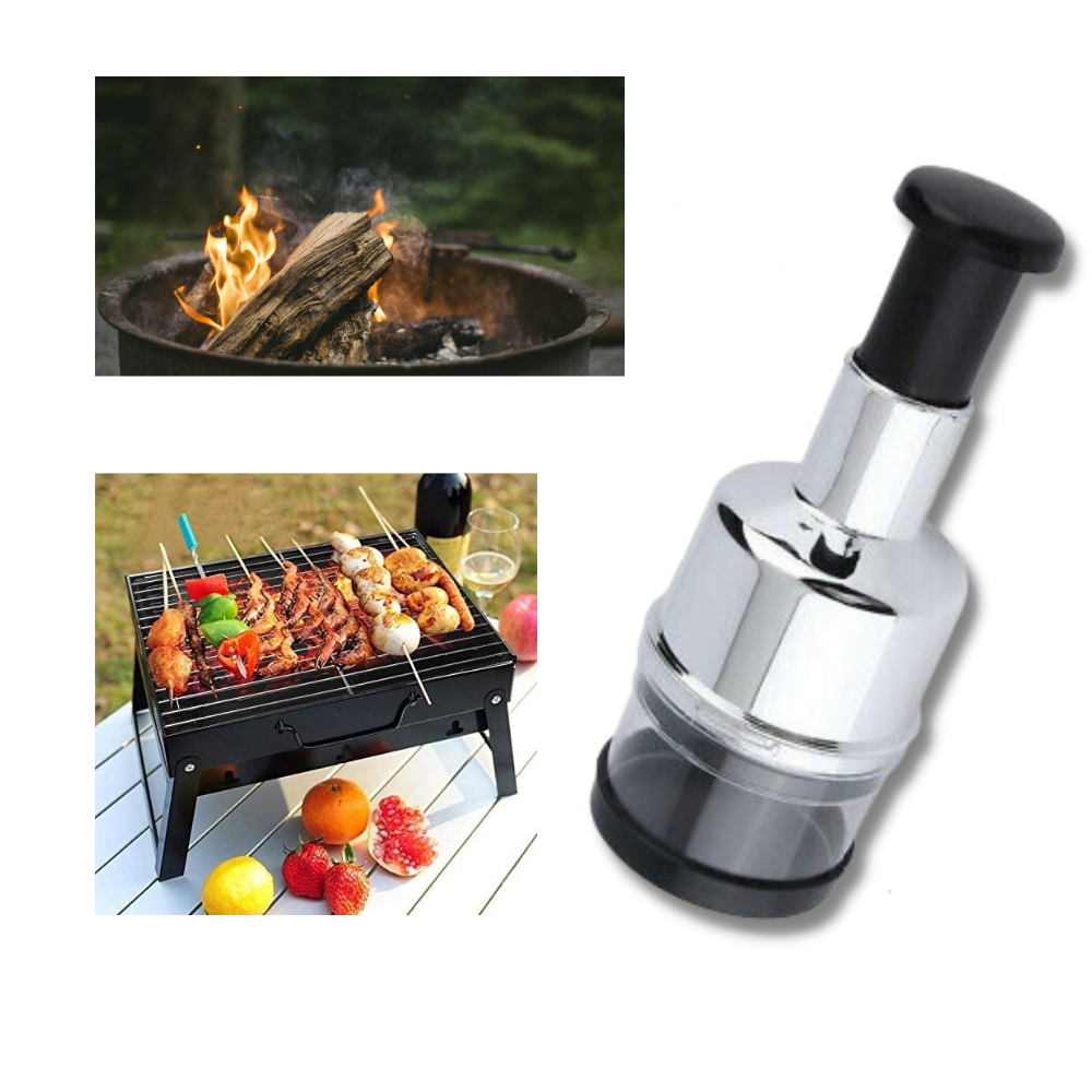 Hvitløkskutter i rustfritt stål - Ozerty