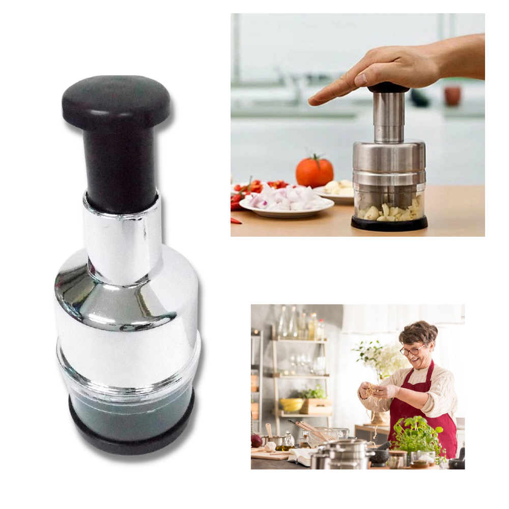 Hvitløkskutter i rustfritt stål - Ozerty