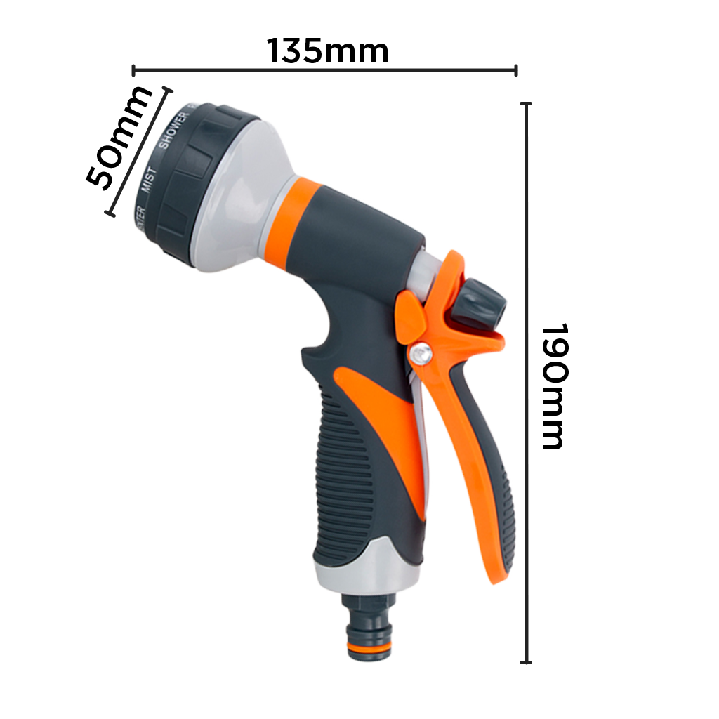 Sprøytepistol til hageslange med 8 stråler - Ozerty