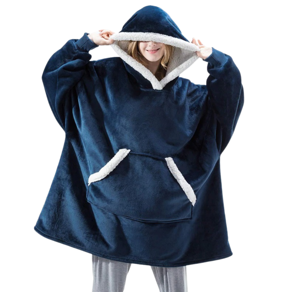 Gigantisk teppe hettegenser - Ozerty