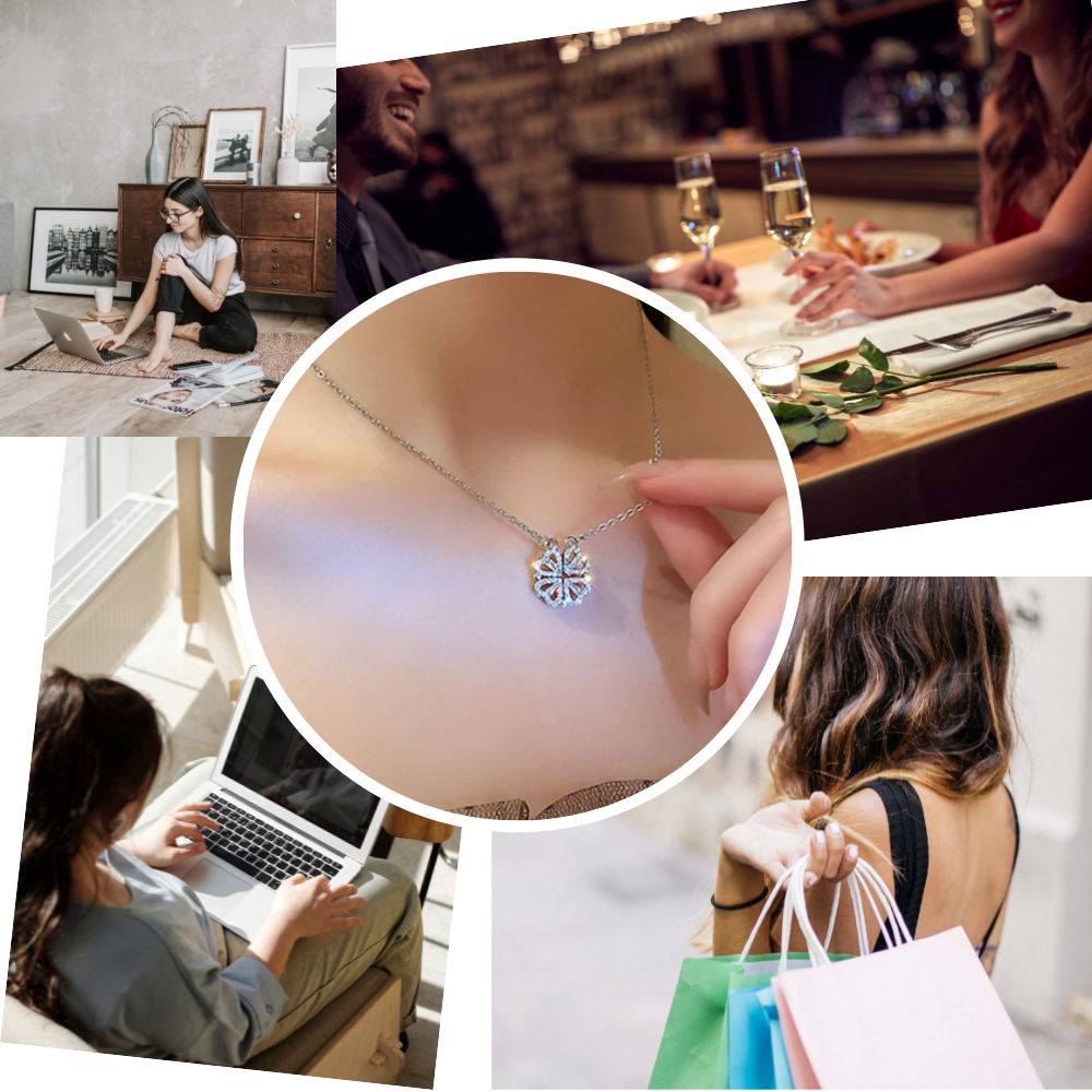 Hjerteformet halskjede - Ozerty