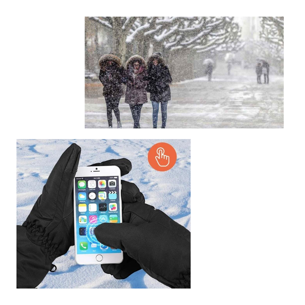 Elektriske oppvarmede vinterhansker - Ozerty