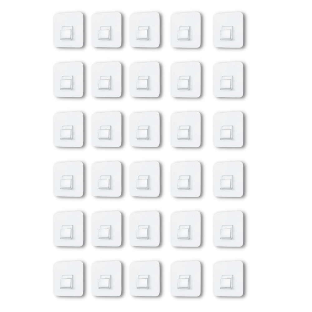 Pakke med selvklebende veggkroker