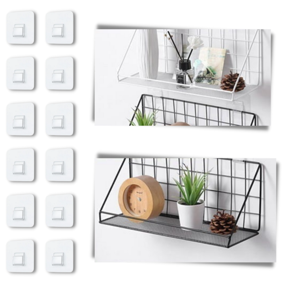 Pakke med selvklebende veggkroker - Ozerty