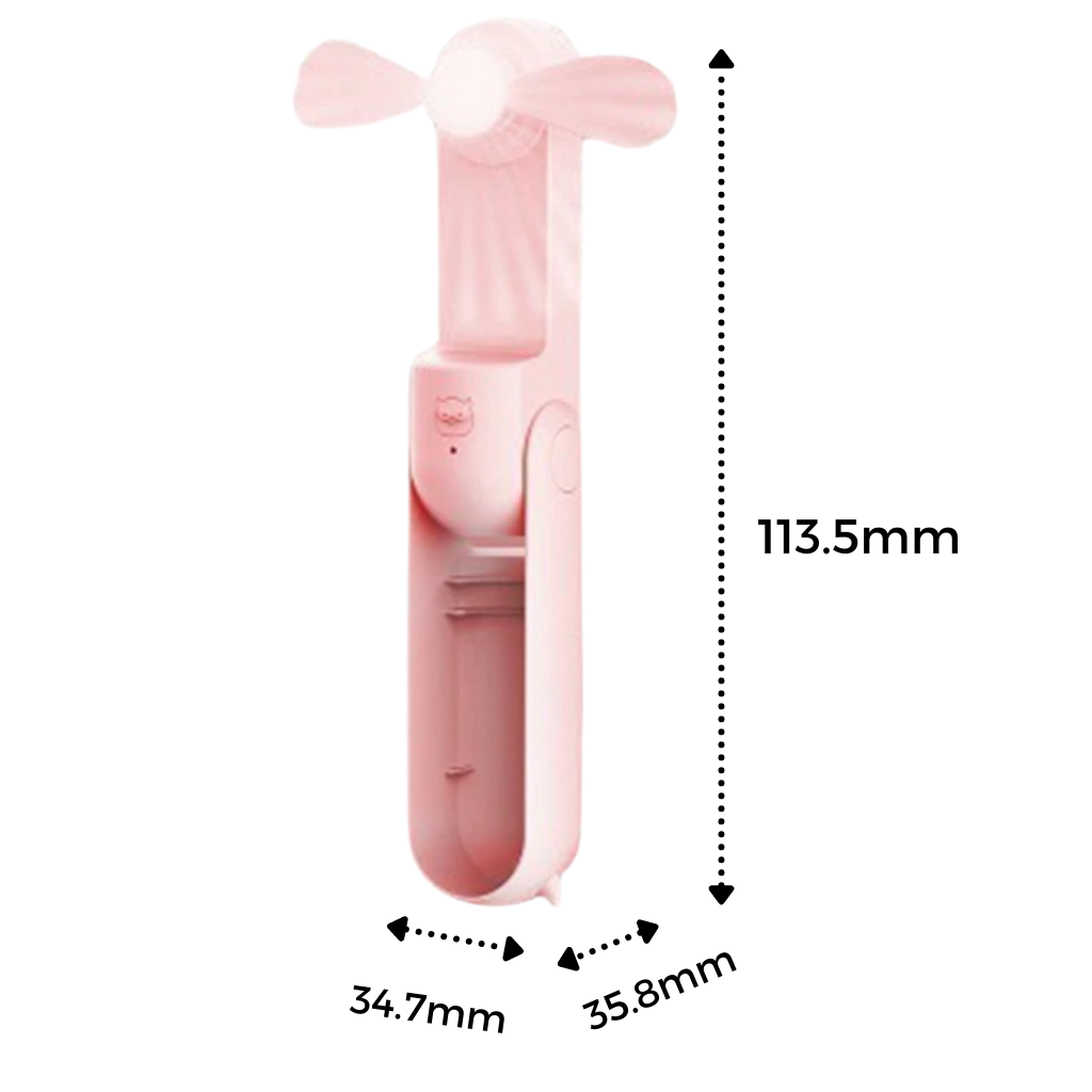 Håndholdt minivifte med USB  - Ozerty