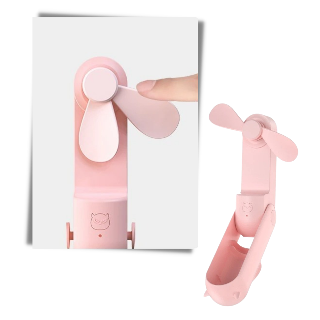 Håndholdt minivifte med USB  - Ozerty