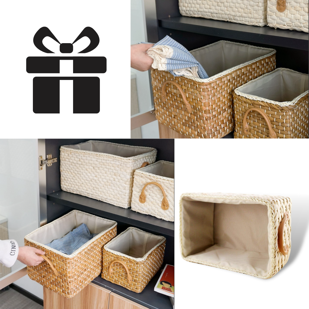 Håndvevd flettekurv - Ozerty