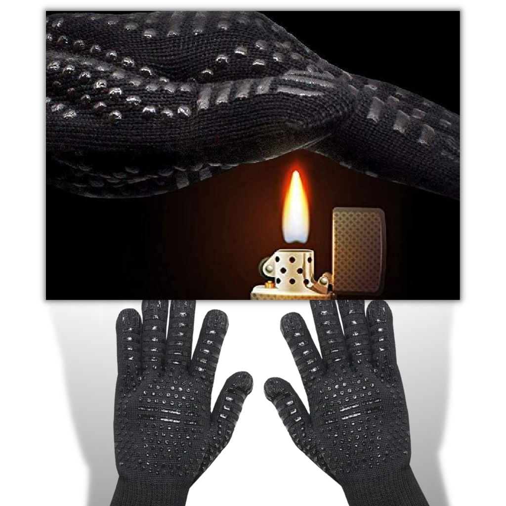 Varmebestandige grillhansker (1 par) - Ozerty