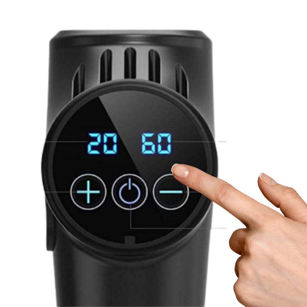 Høyhastighets vibrasjonsmassasjepistol - Ozerty