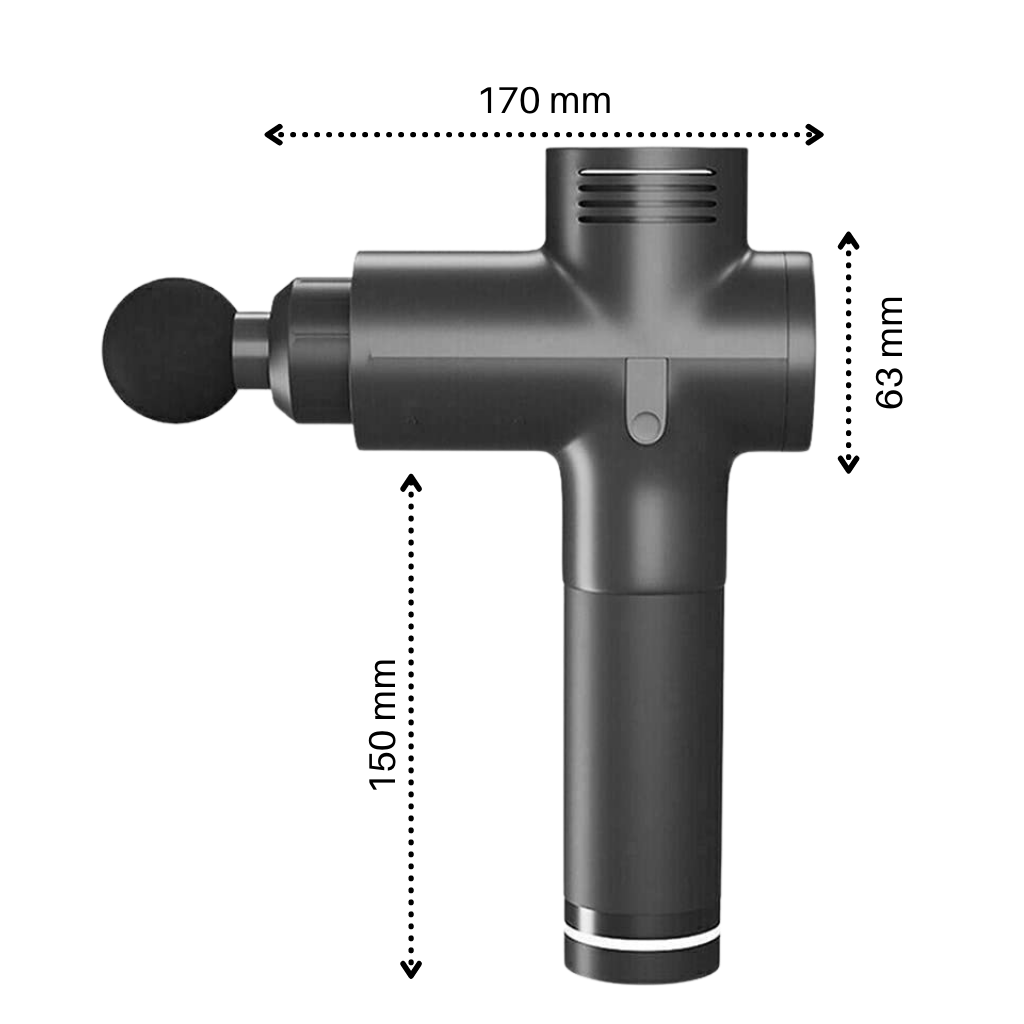 Høyhastighets vibrasjonsmassasjepistol - Ozerty