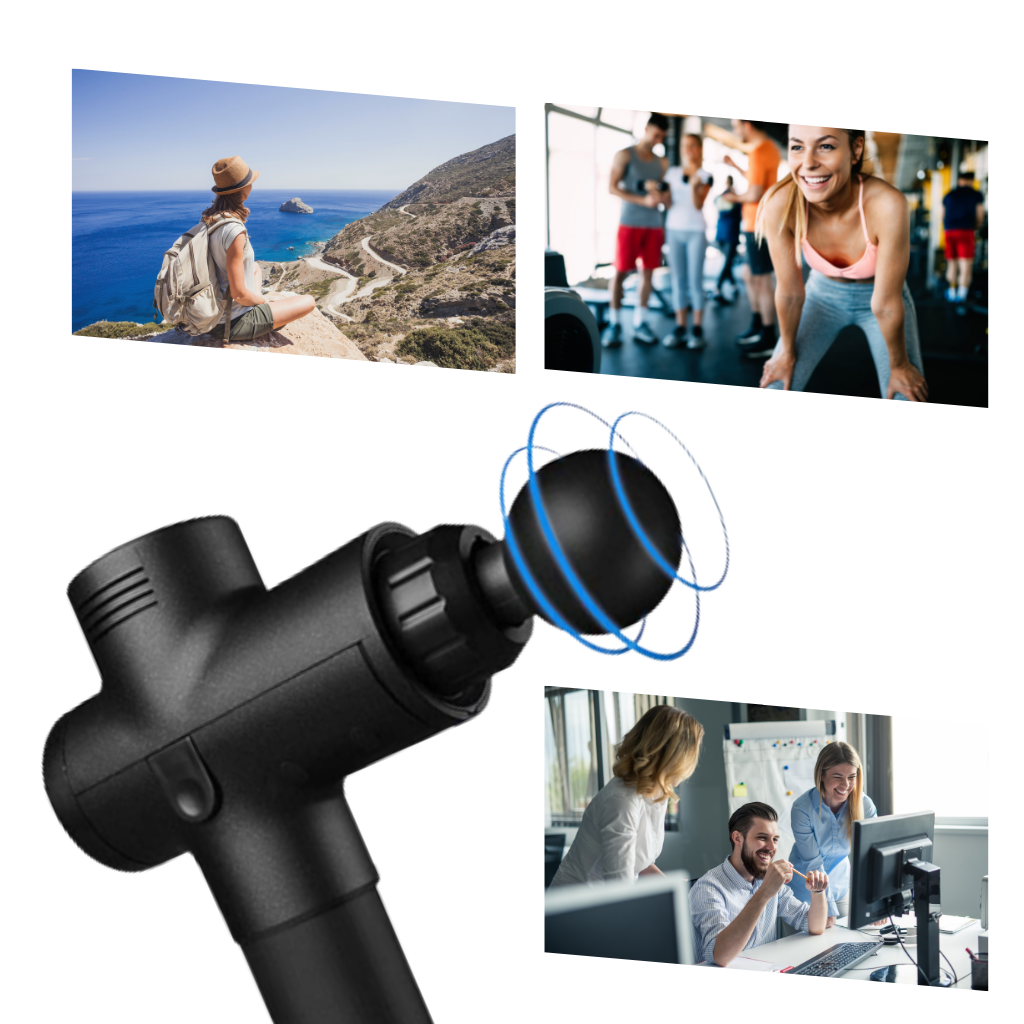 Høyhastighets vibrasjonsmassasjepistol - Ozerty