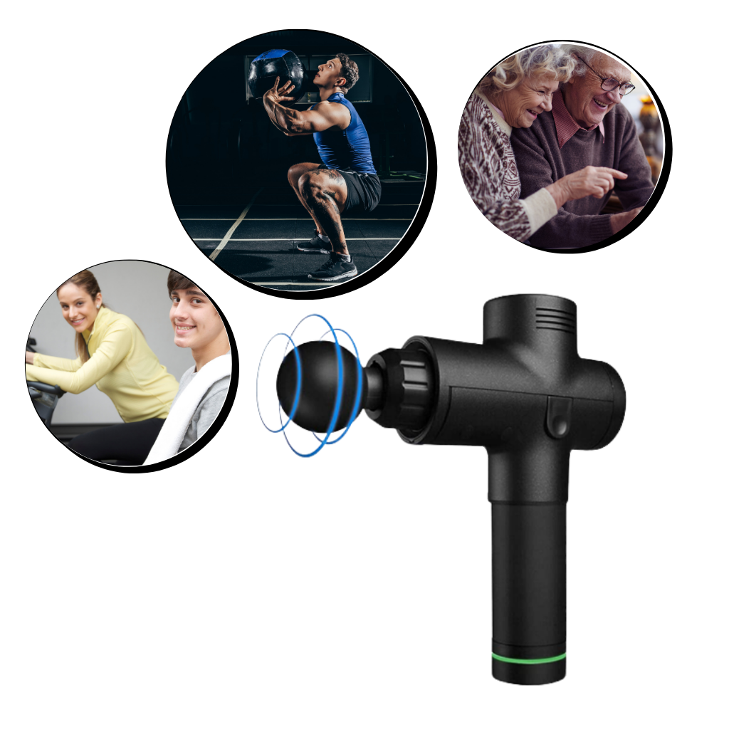 Høyhastighets vibrasjonsmassasjepistol - Ozerty