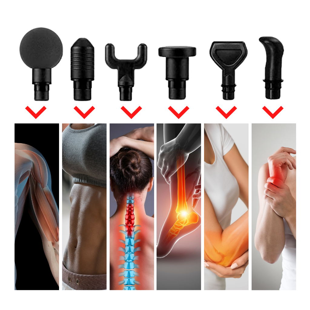 Høyhastighets vibrasjonsmassasjepistol - Ozerty