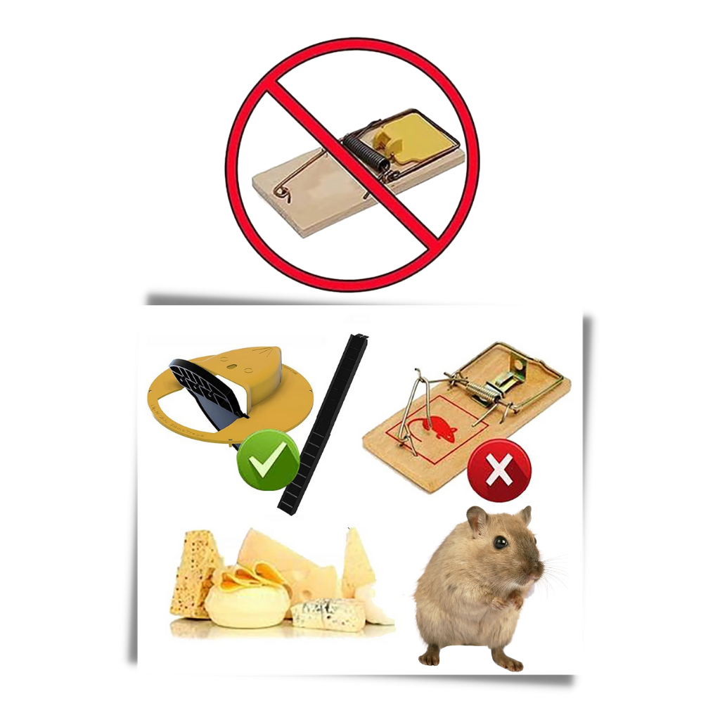 Bøtte rotte- og musefelle - Ozerty