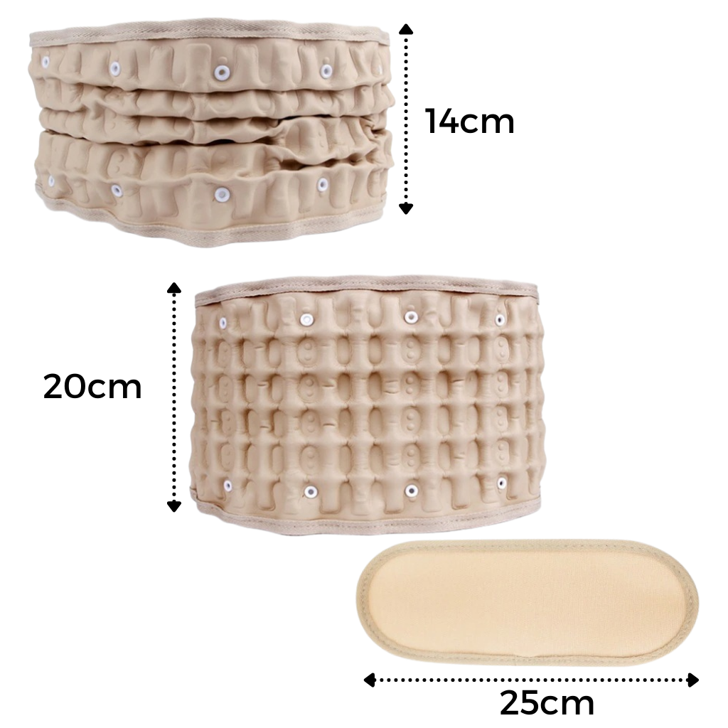 Oppblåsbart dekomprimert belte for korsryggstøtte - Ozerty