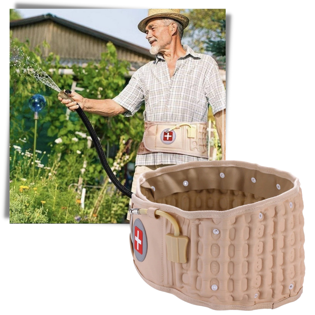 Oppblåsbart dekomprimert belte for korsryggstøtte - Ozerty