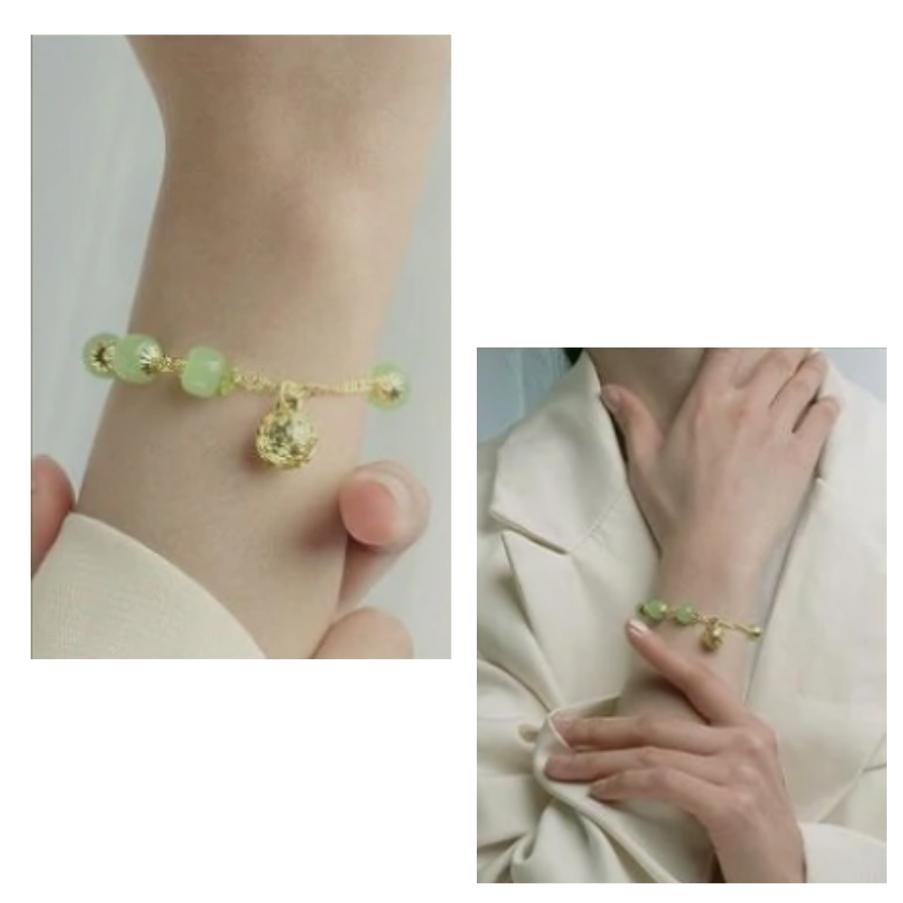 Hetian jade bjellearmbånd - Ozerty
