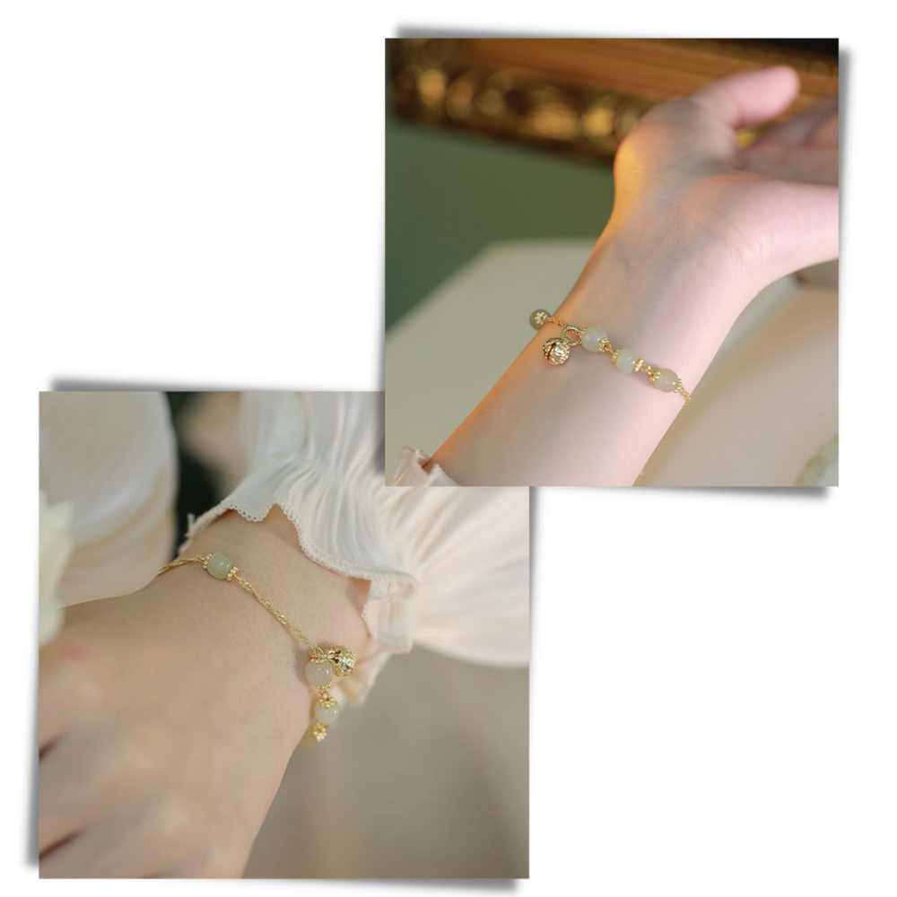 Hetian jade bjellearmbånd - Ozerty