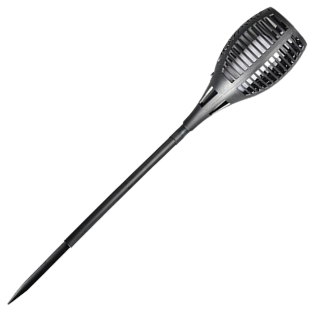 LED solcelle fakkel med flimrende flamme - Ozerty