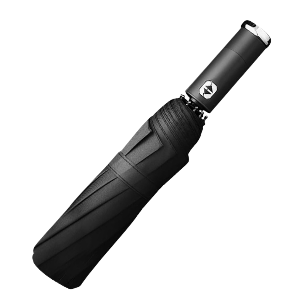 Vindtett LED sol- og regnparaply - Ozerty