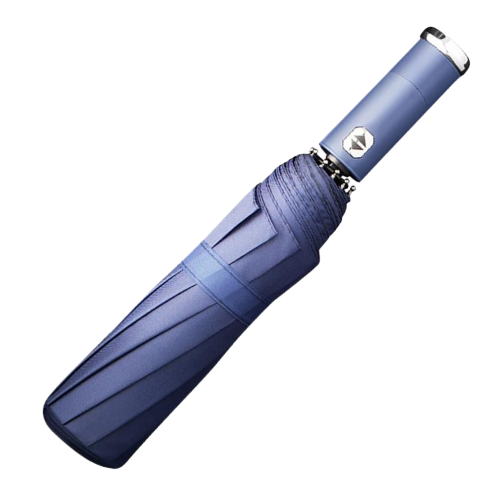 Vindtett LED sol- og regnparaply - Ozerty