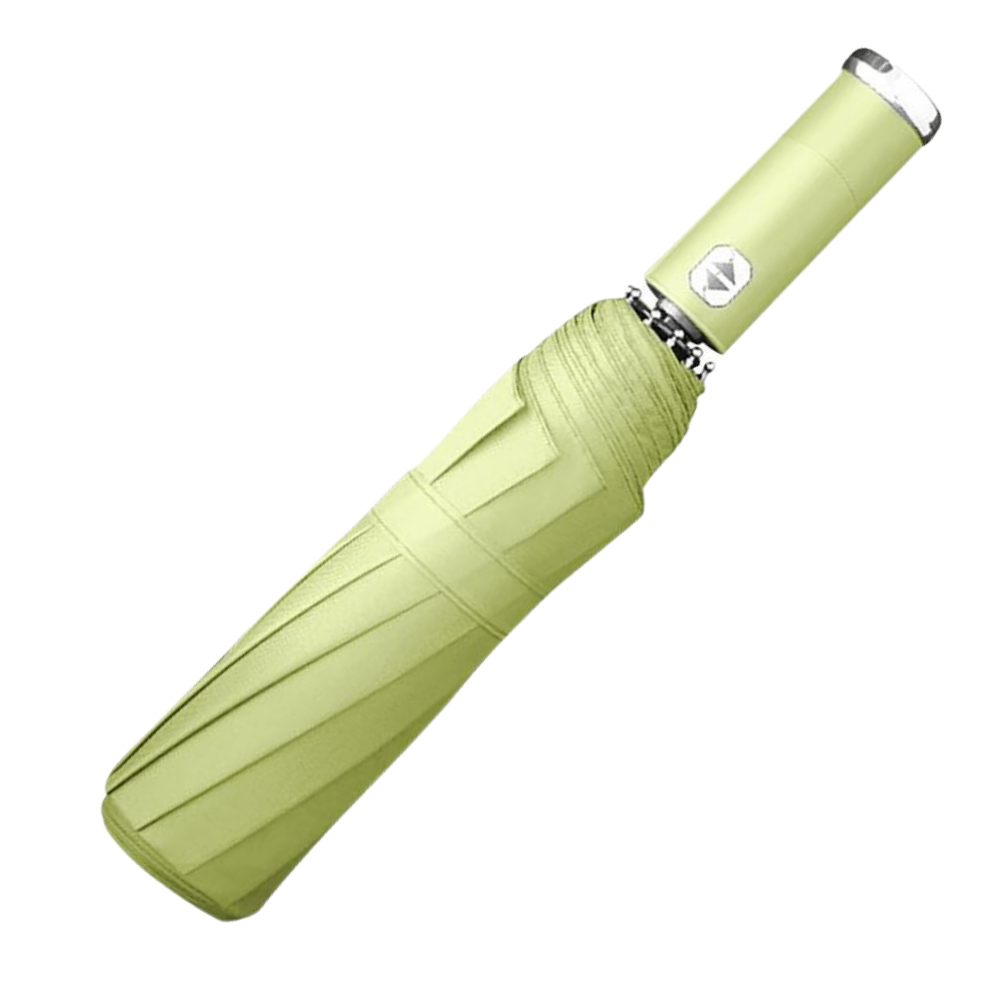 Vindtett LED sol- og regnparaply