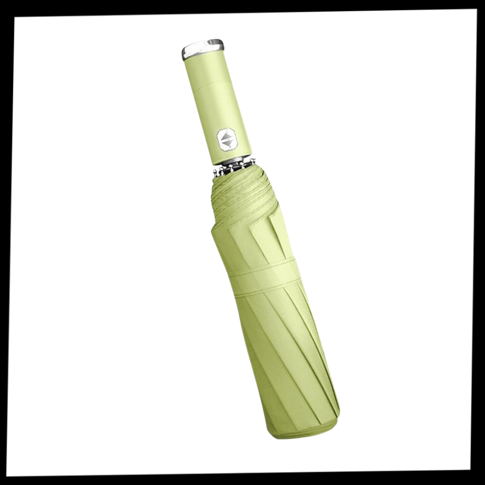 Vindtett LED sol- og regnparaply - Ozerty