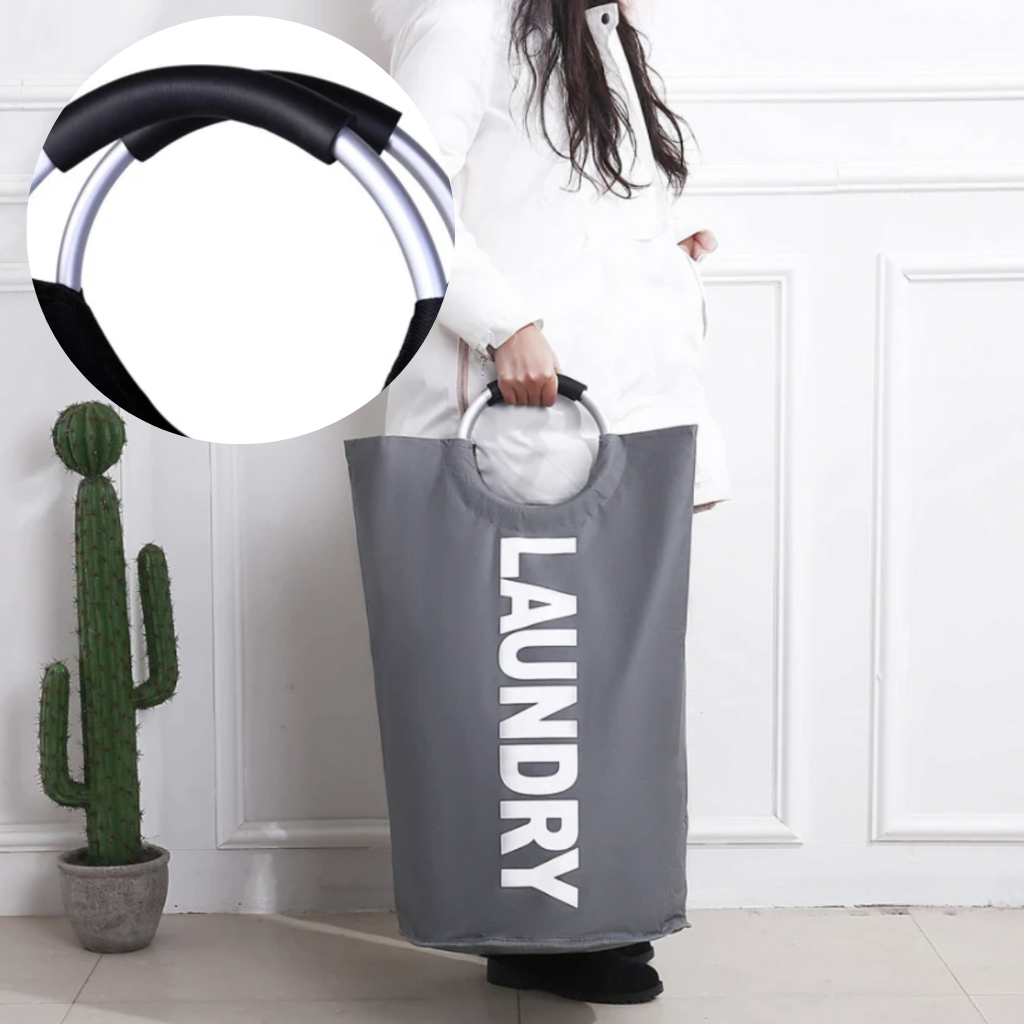 Sammenleggbar skittentøyskurv med håndtak - Ozerty