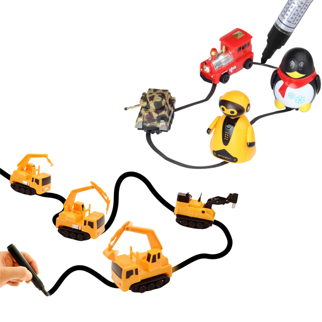 Magisk induktiv linjefølgende robot - Onorge