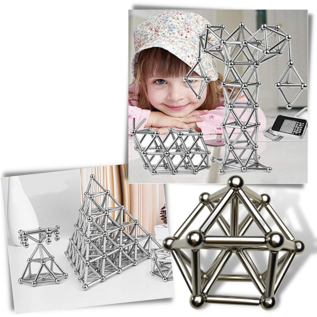 Magnetisk konstruksjon pinne og kule - Ozerty