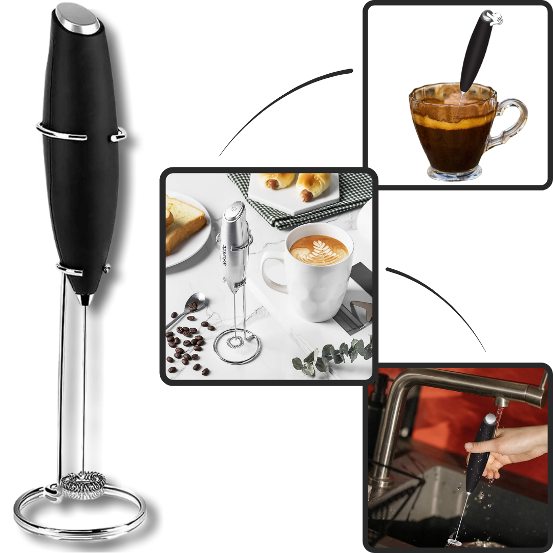 Handheld milk frother Hand whisk frother for coffee latte