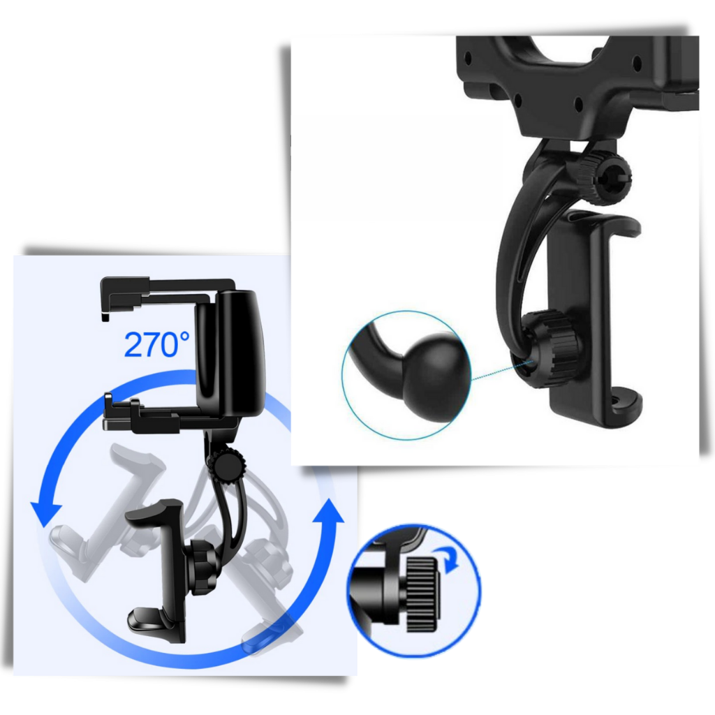 Telefonholder for ryggespeil - Ozerty