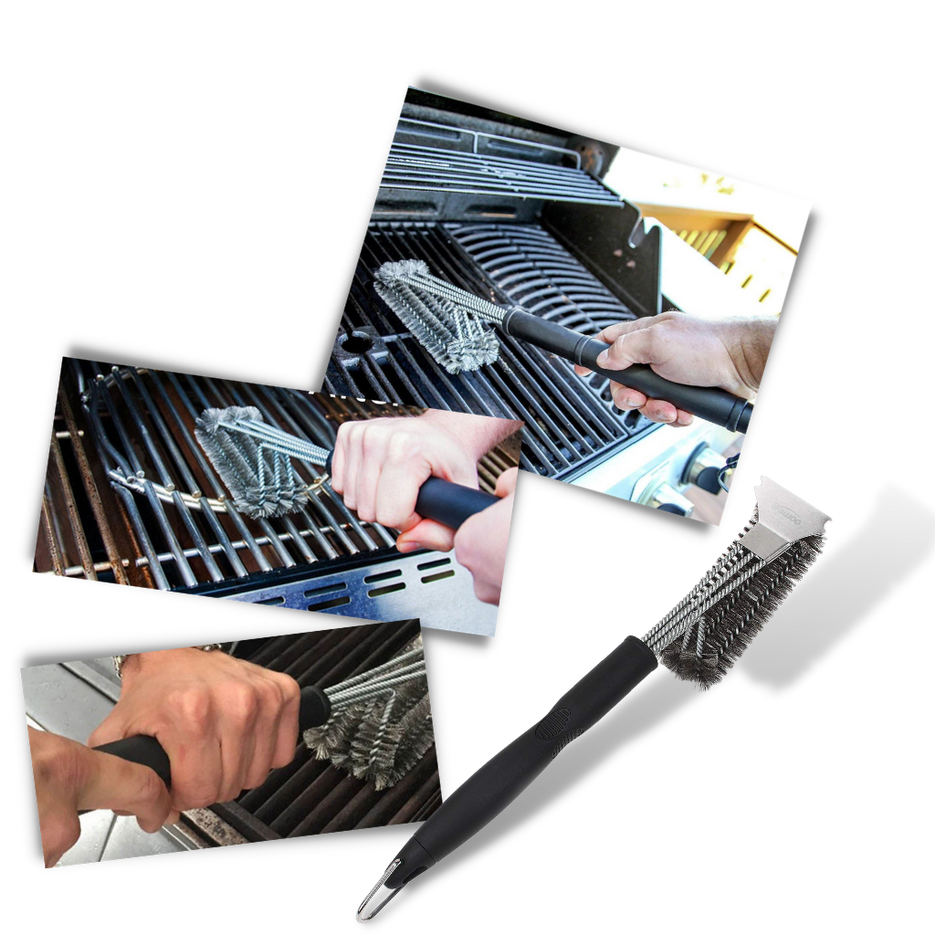 Rengøringsbørste til BBQ med mange anvendelsesmuligheder - Ozerty