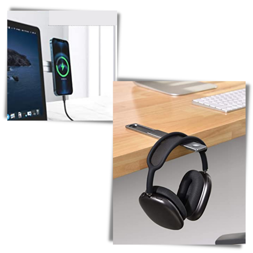 Justerbar allsidig telefonholder for laptop - Ozerty