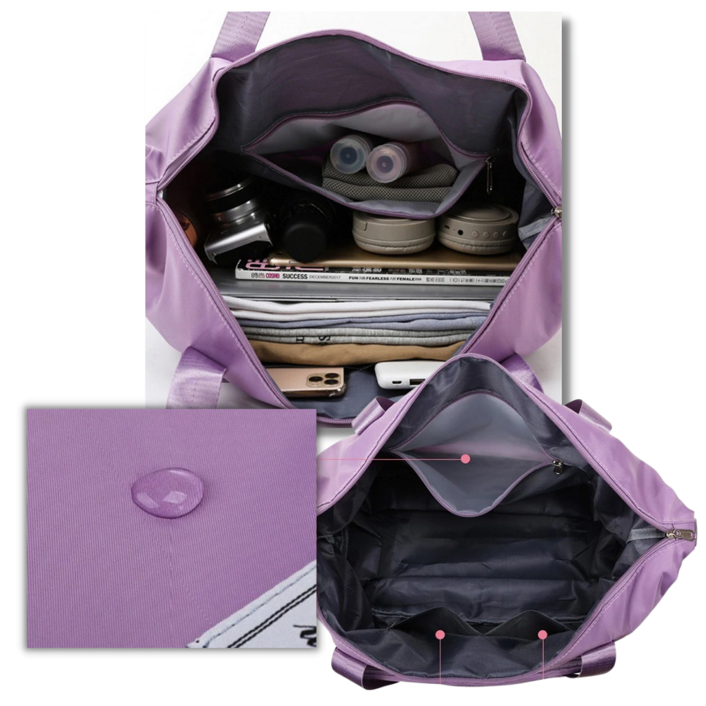 Utvidbar og sammenleggbar reiseveske til flere bruksområder - Ozerty