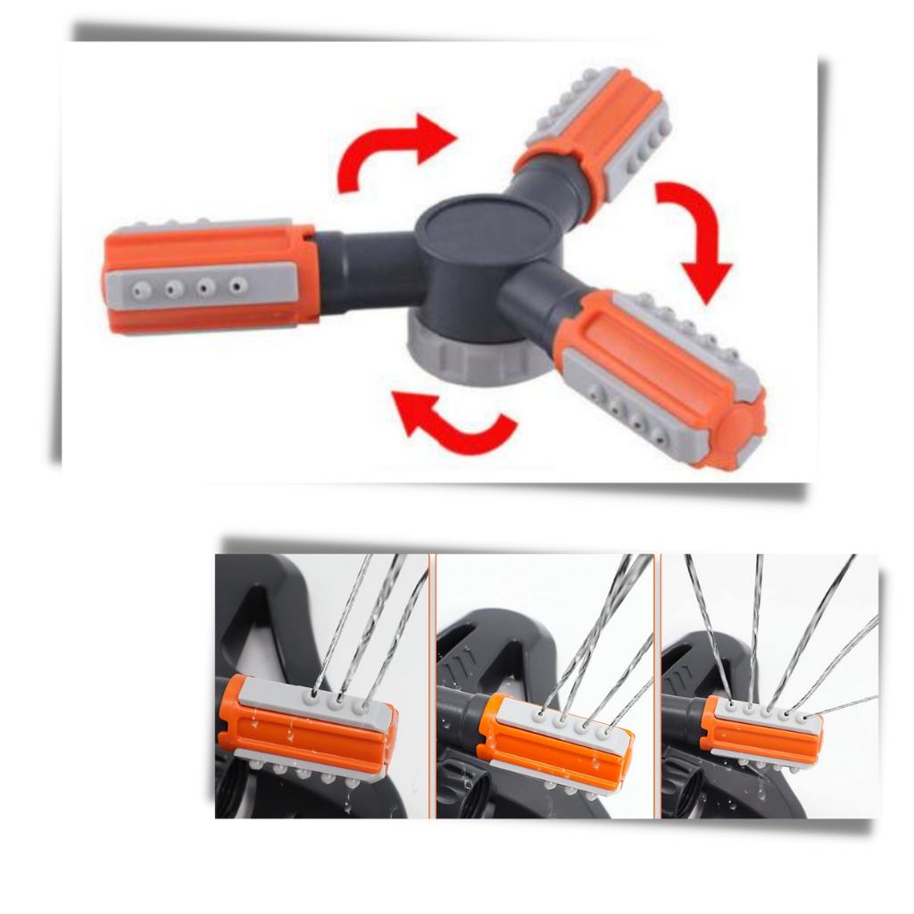 Justerbar 360° sprinklerenhet - Ozerty