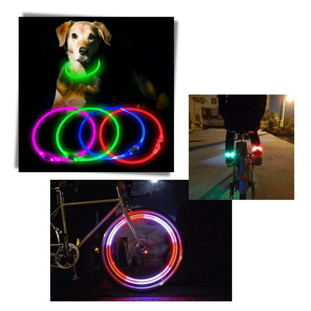 Fargerik neon LED-ledning - Ozerty