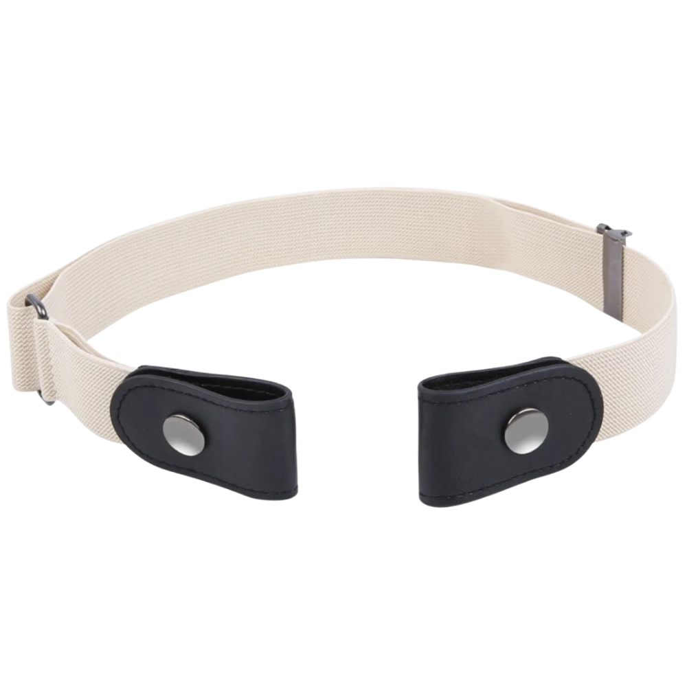 Elastic belt without buckle