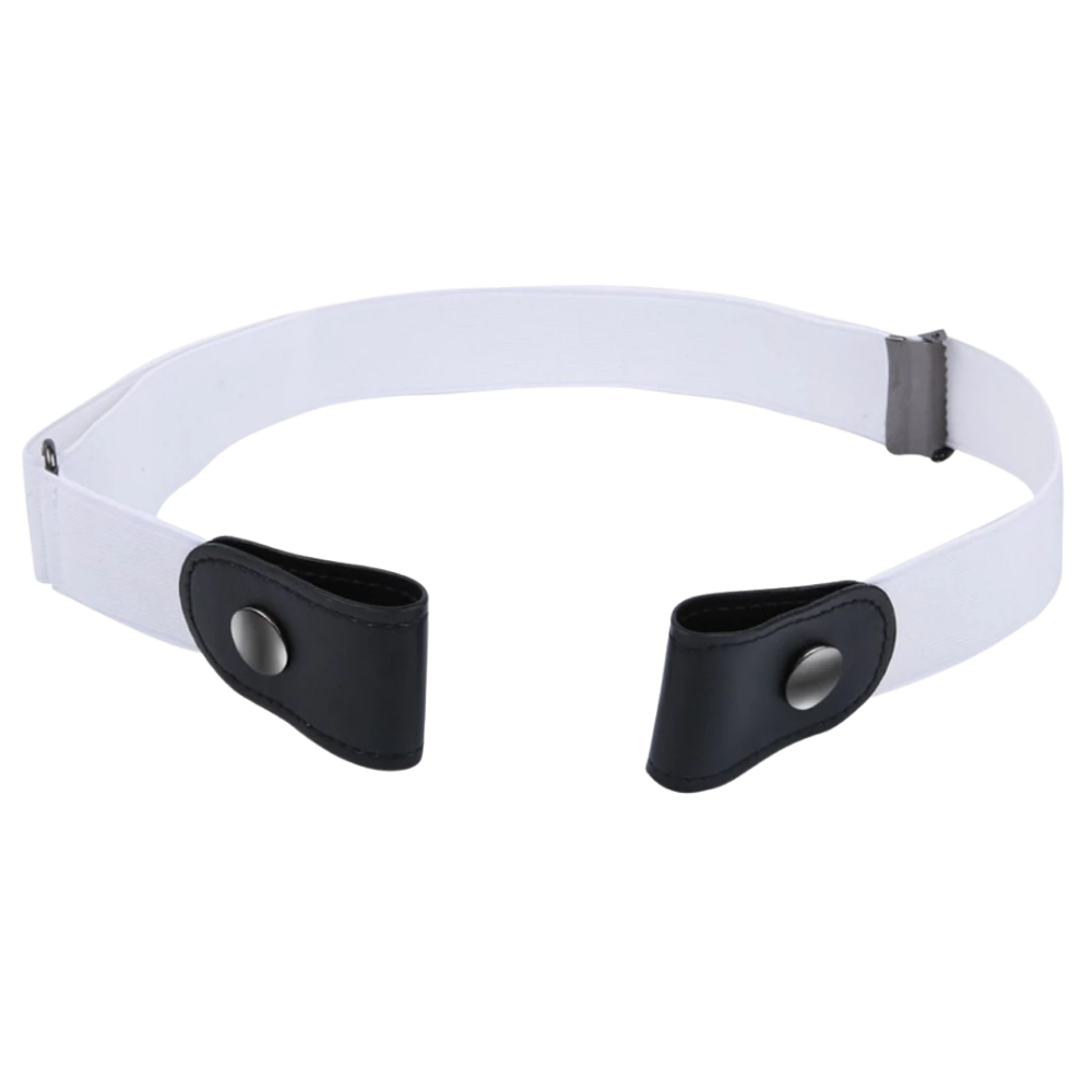 Elastic belt without buckle